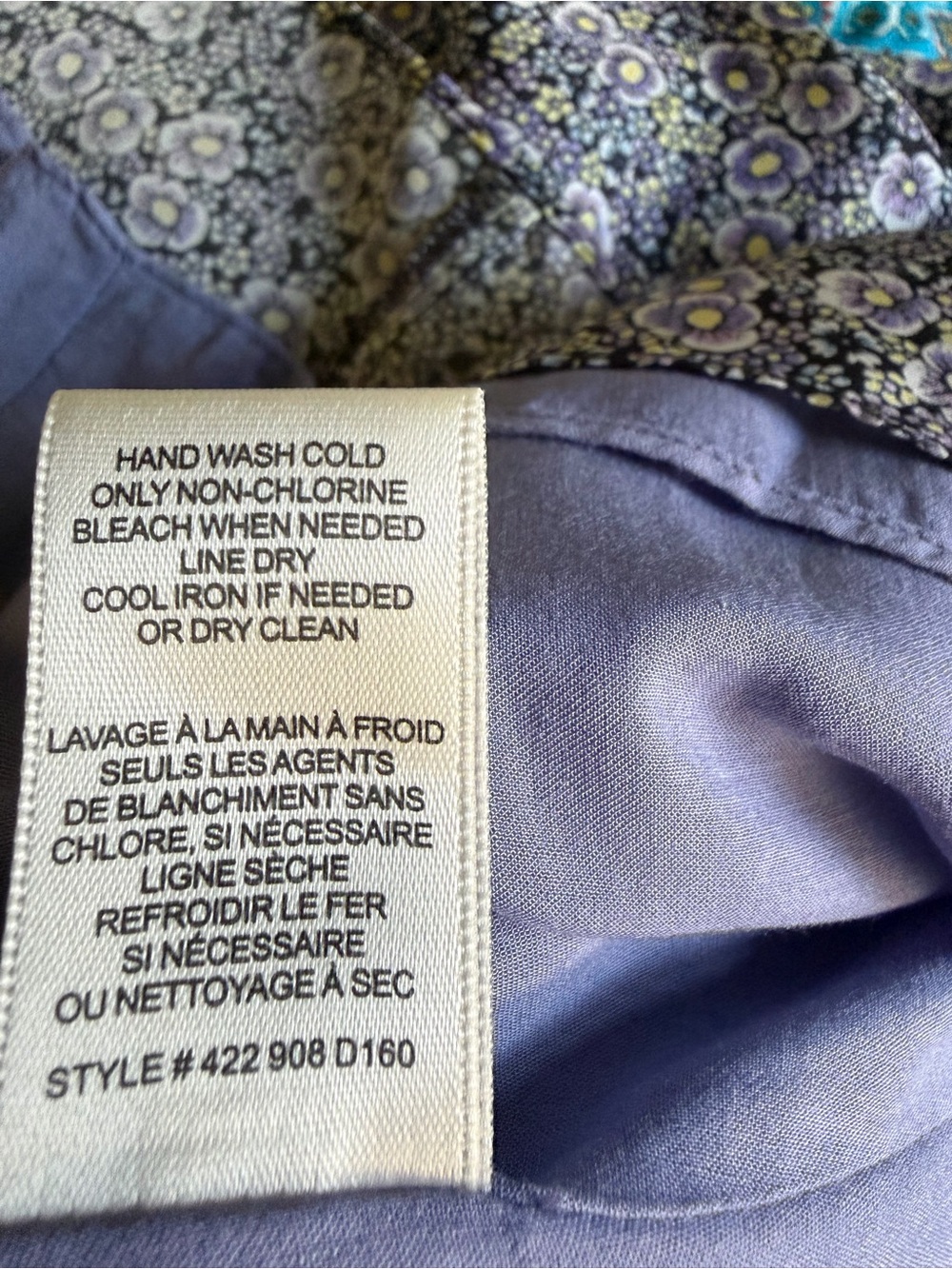 Rebecca Taylor Labyrinth Silk Floral Slip Dress Lavender Sweetheart Midi 10 - Picture 12 of 12